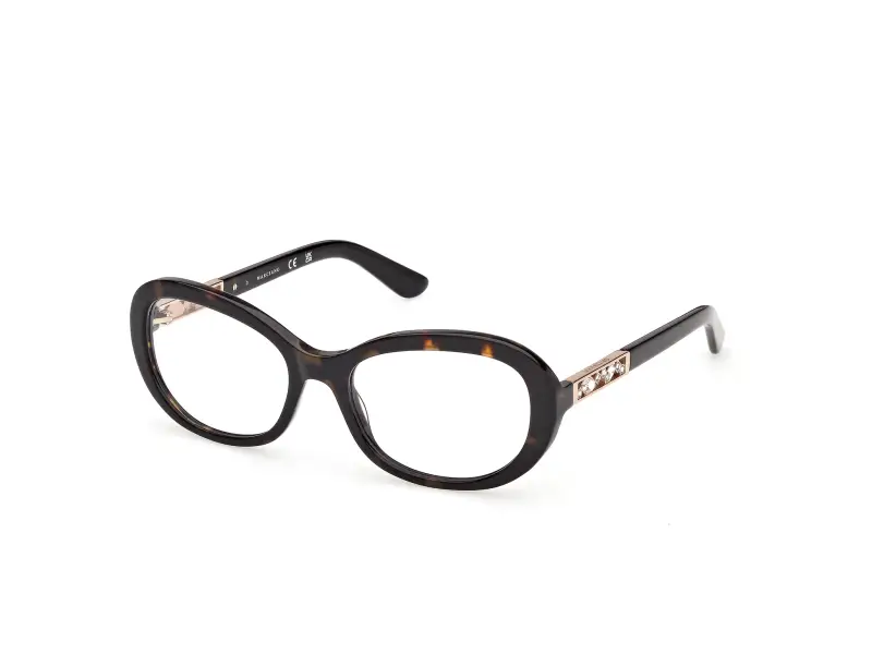 Donna Guess by Marciano GM50065 52 Montature da vista Acetato Havana Rotonda Normale