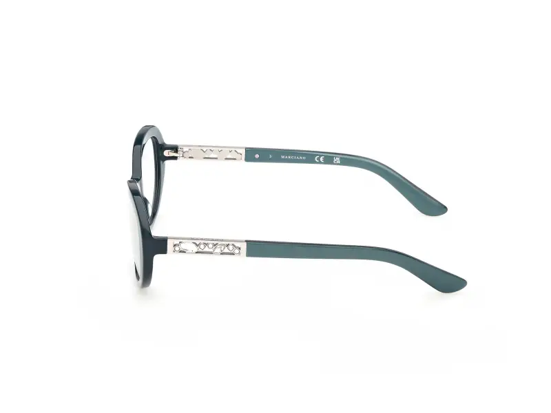 Donna Guess by Marciano GM50065 87 Montature da vista Acetato Turchese Rotonda Normale miniatura 3