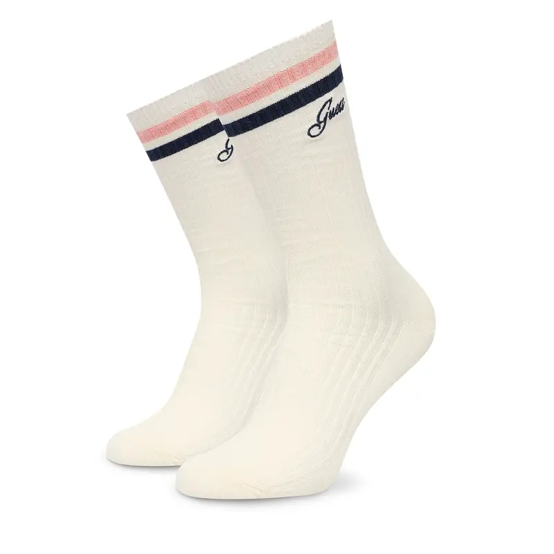 Calzini lunghi Guess V5RZ04 Z3LH0 Écru Écru