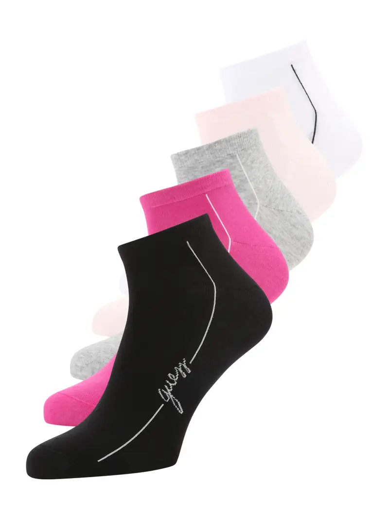 GUESS Calzino  grigio sfumato / rosa / rosé / nero / bianco