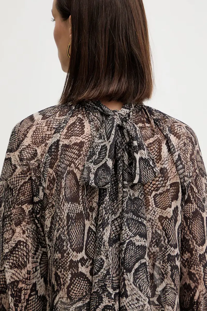 camicetta AUDRINE donna colore nero W5BH84 W3022 miniatura 5