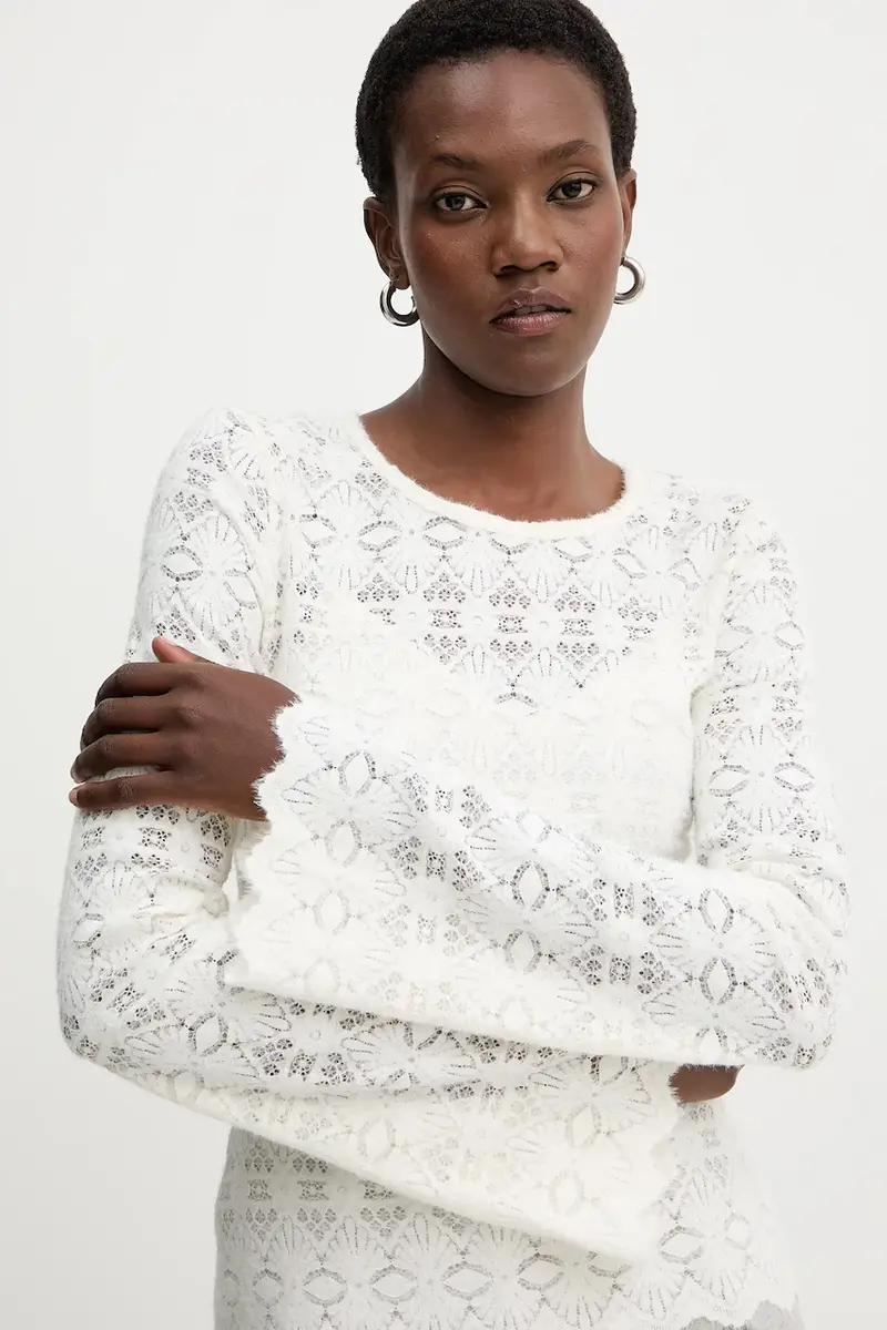 camicetta BRIDGETTE donna colore beige W5BP13 K1180 miniatura 4