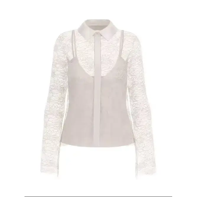 Camicetta donna a maniche lunghe Guess Antoinette Lace