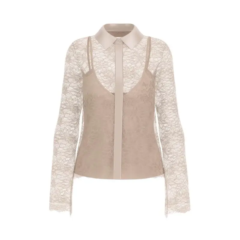 Camicetta donna a maniche lunghe Guess Antoinette Lace
