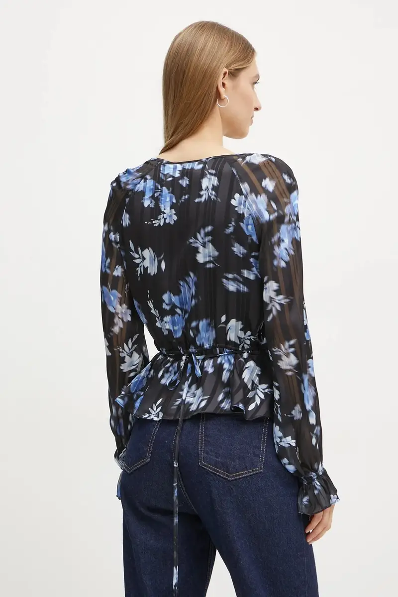 camicetta donna colore nero W5RH19 WGWV2 miniatura 3