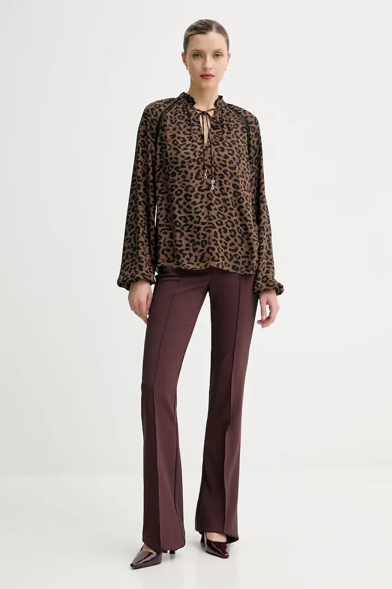 camicetta NEW JOSETTE donna colore marrone W5BH74 WGLA2 miniatura 2