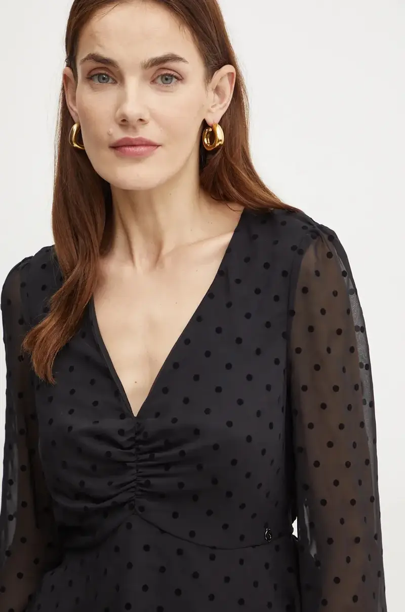 camicetta OLYMPE donna colore nero W4BH64 WGLF0 miniatura 4