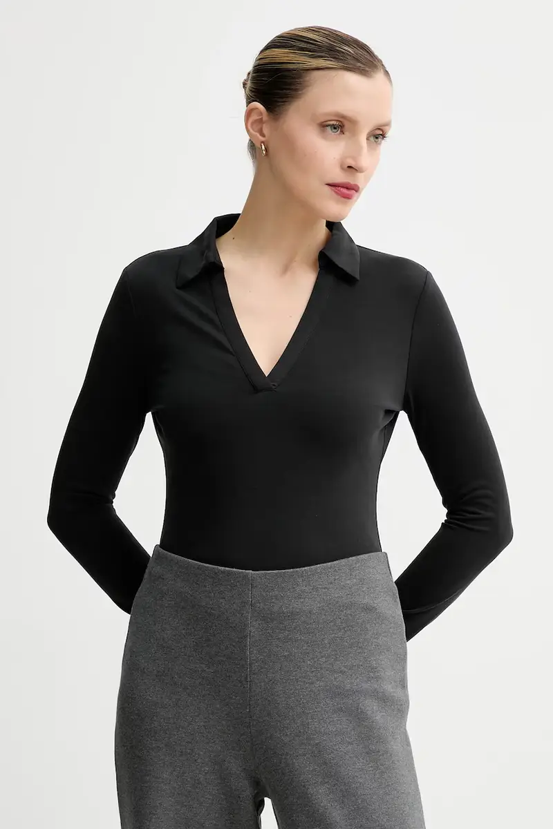 camicia a maniche lunghe CALLIDA colore nero W5BP31 KCSZ2