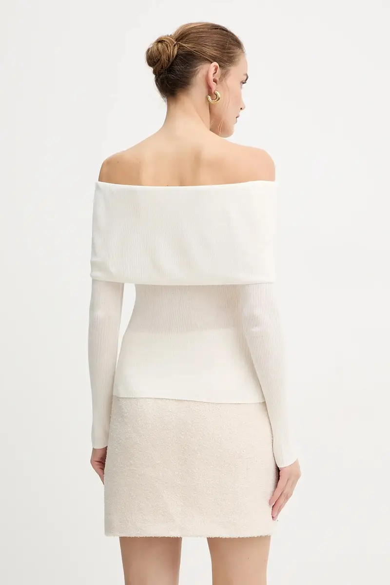 camicia a maniche lunghe MELANIE colore beige W5BR48 Z0612 miniatura 3