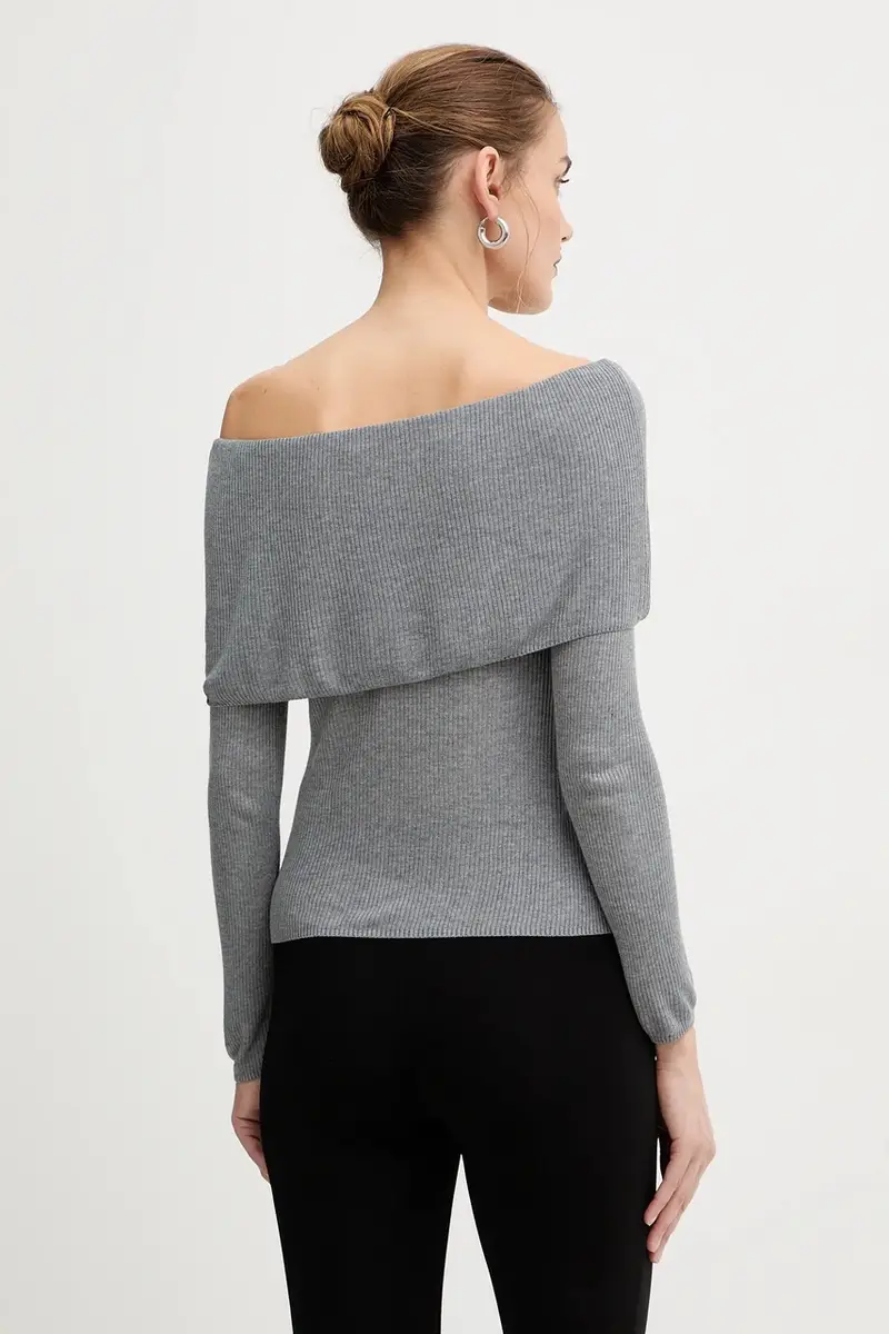 camicia a maniche lunghe MELANIE colore grigio W5BR48 Z0612 miniatura 3