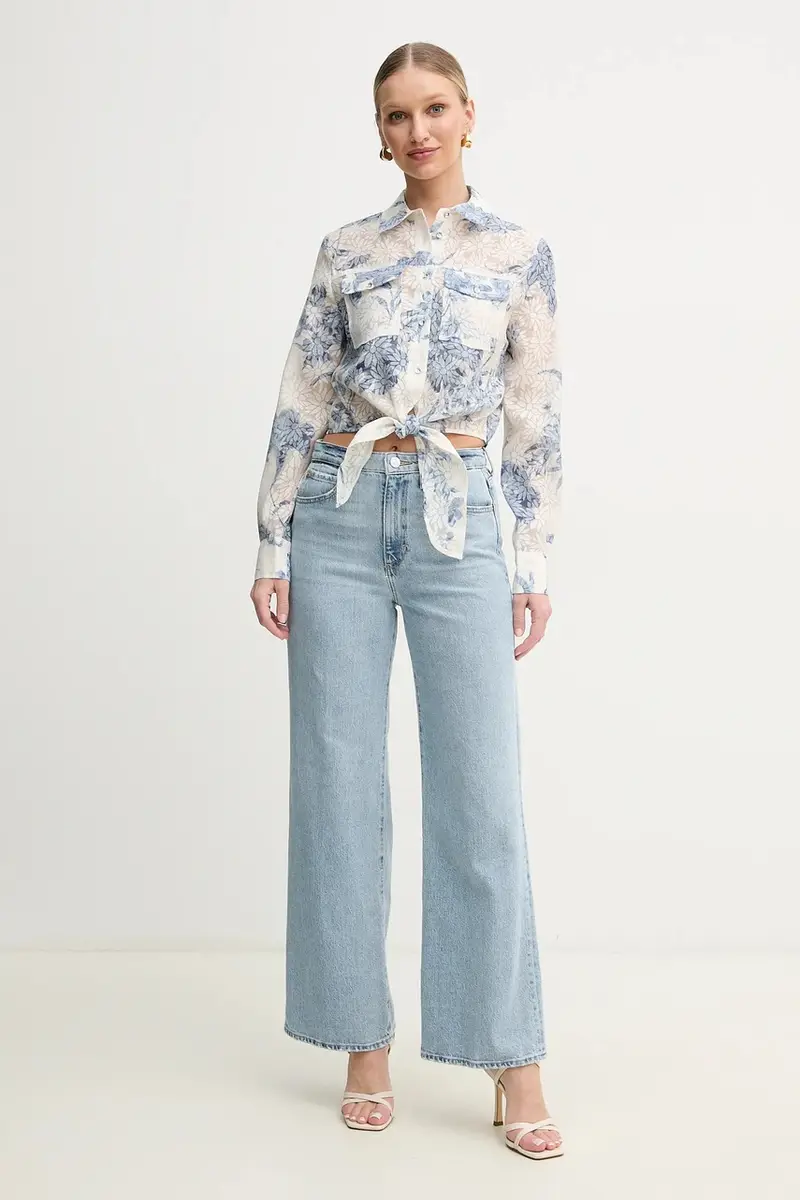 camicia ADELAIDE donna colore beige W5GH03 WH4K2 miniatura 2