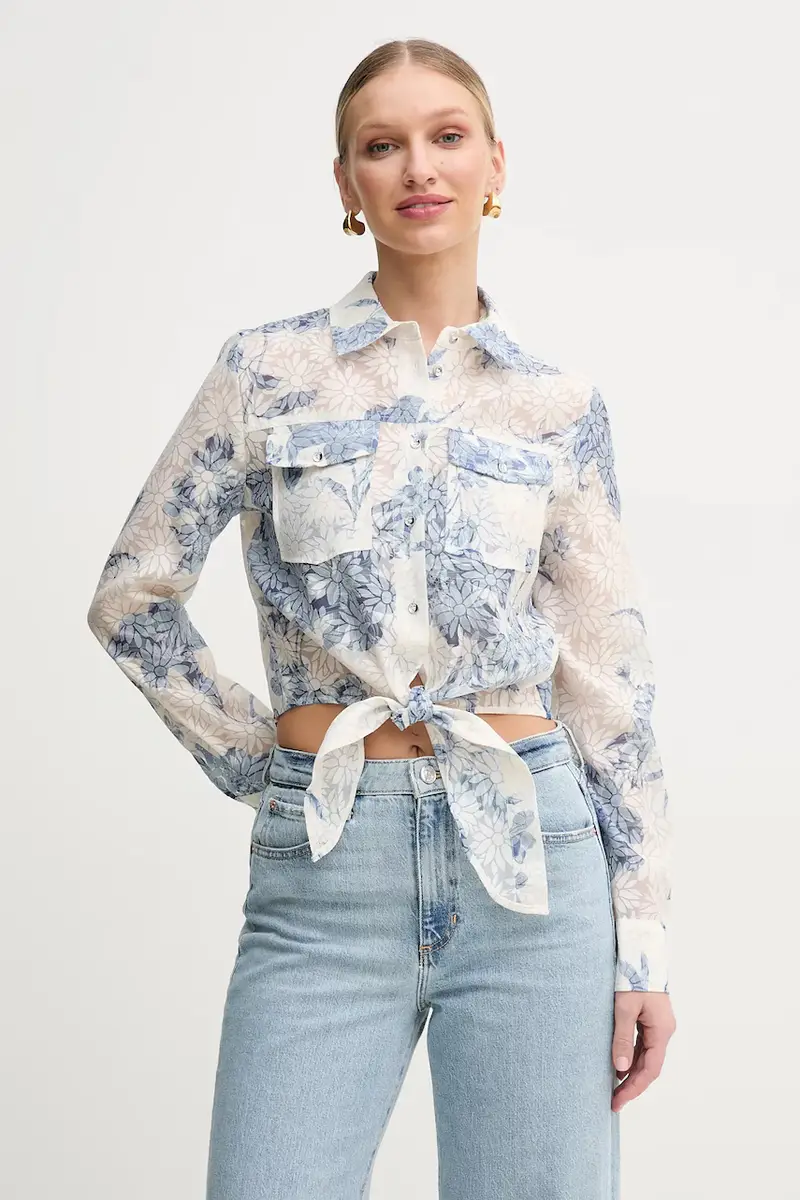 camicia ADELAIDE donna colore beige W5GH03 WH4K2