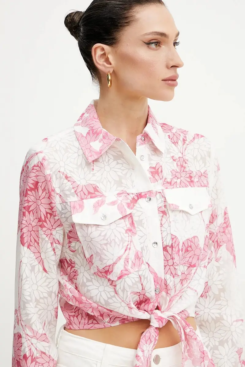 camicia ADELAIDE donna colore bianco W5GH03 WH4K2 miniatura 4