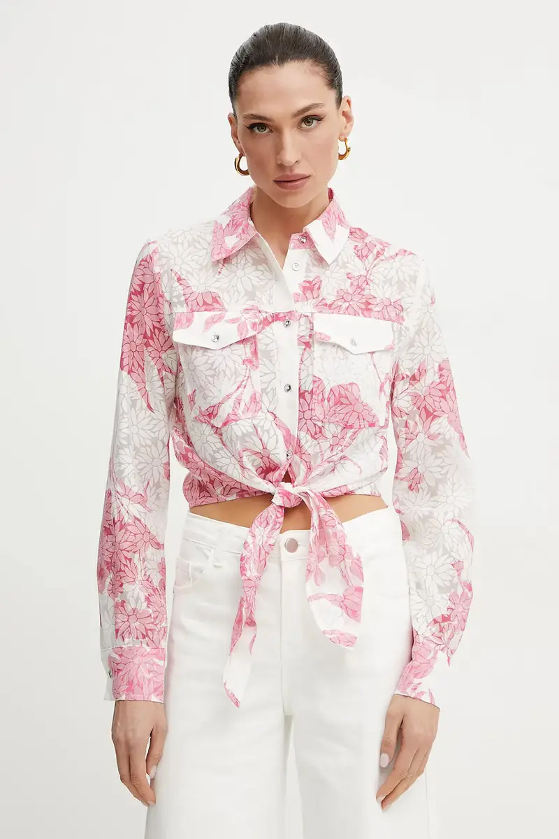 camicia ADELAIDE donna colore bianco W5GH03 WH4K2