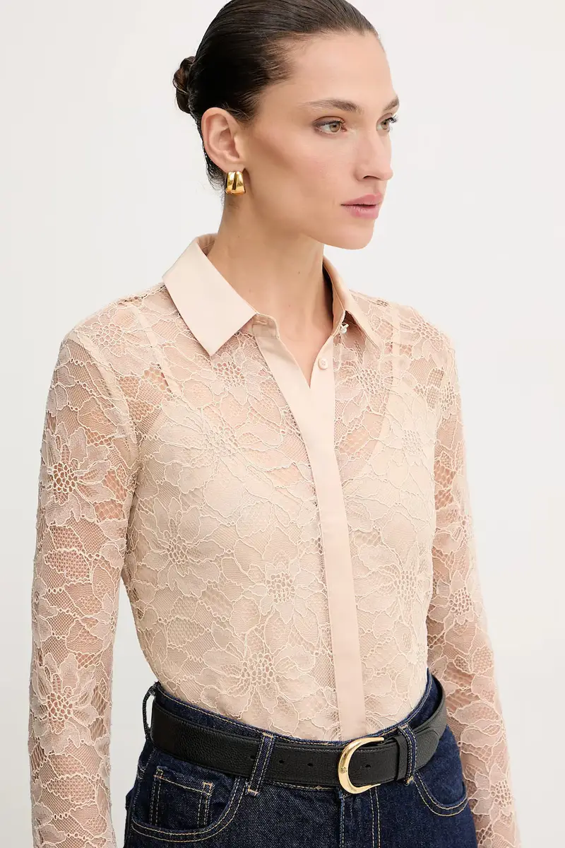 camicia ANTOINETTE donna colore beige W5YH58 WHDY0 miniatura 4