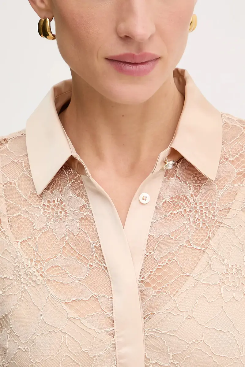 camicia ANTOINETTE donna colore beige W5YH58 WHDY0 miniatura 5