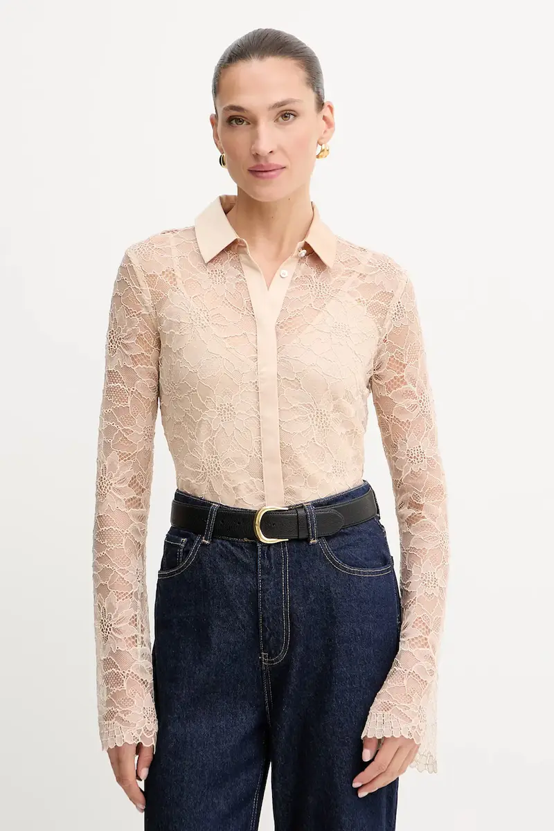 camicia ANTOINETTE donna colore beige W5YH58 WHDY0