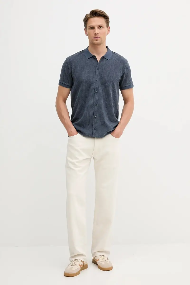 camicia CALVIN uomo colore blu M5YP20 KCWN2 miniatura 2