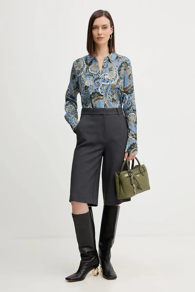 camicia CLARISSE donna colore blu W5BH78 W2770 miniatura 2