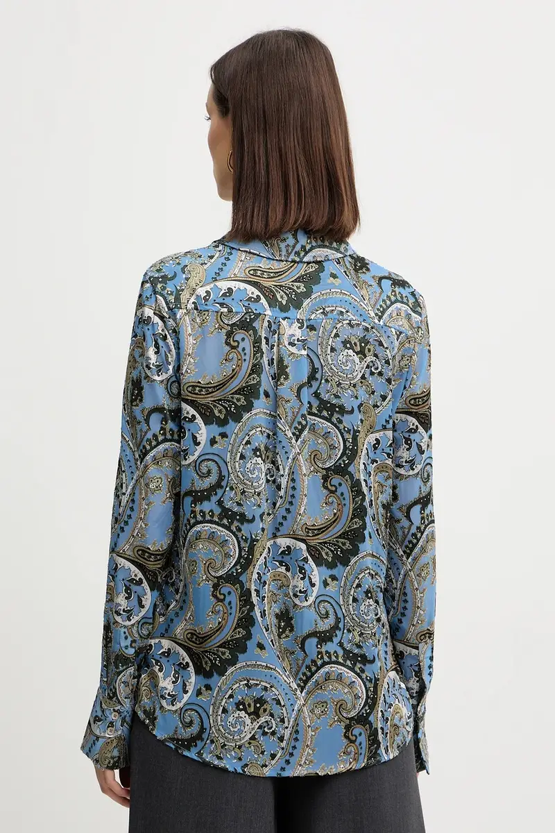 camicia CLARISSE donna colore blu W5BH78 W2770 miniatura 3