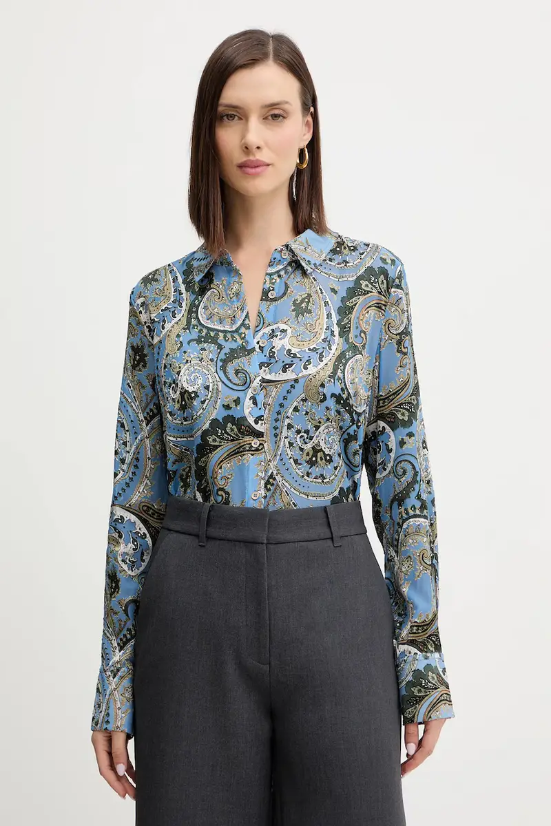 camicia CLARISSE donna colore blu W5BH78 W2770