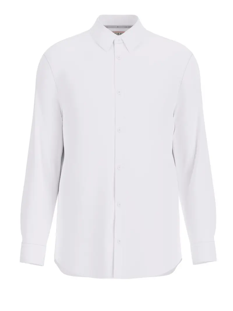 camicia classica guess sunset shirt da uomo - bianco