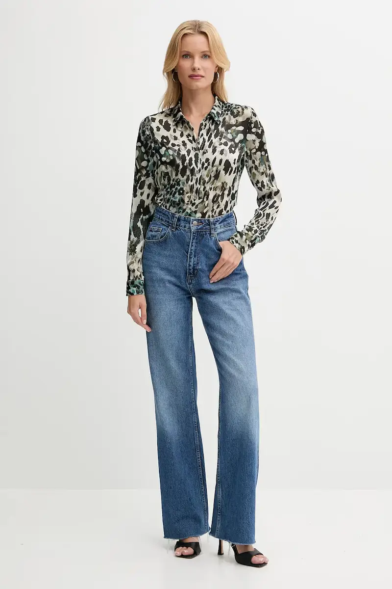 camicia CLOUIS donna colore nero W5YH0X WDW82 miniatura 2