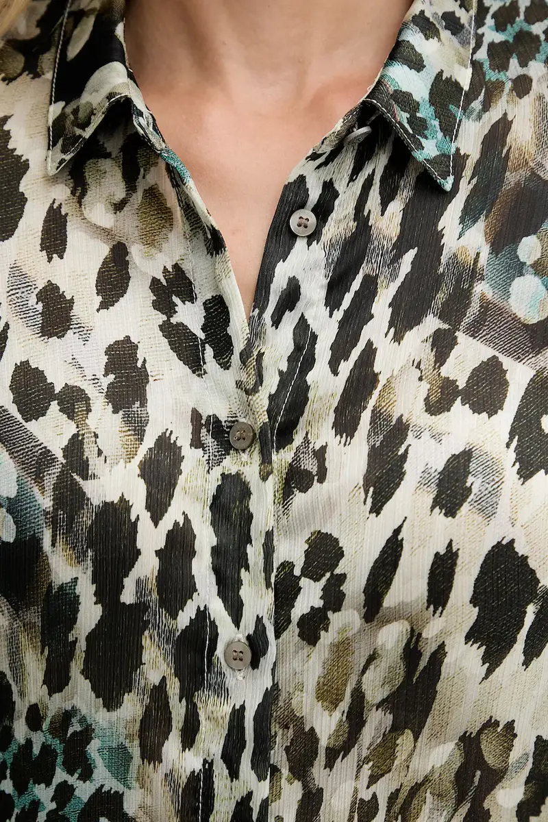 camicia CLOUIS donna colore nero W5YH0X WDW82 miniatura 5