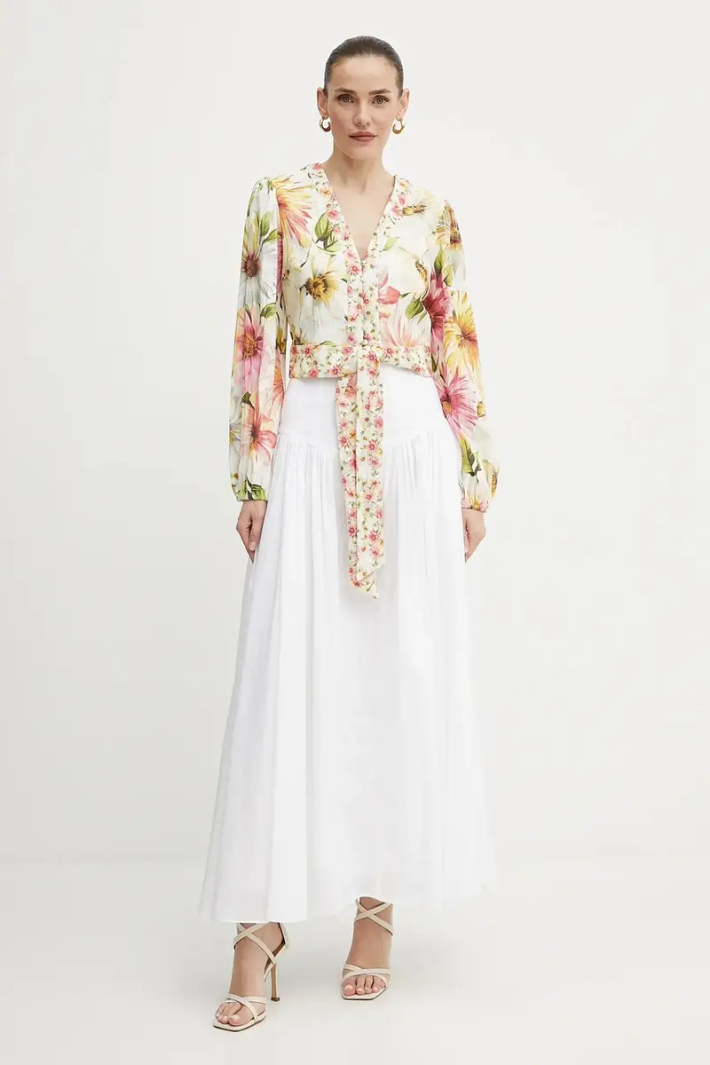 camicia COLETTE donna colore beige W5GH40 WG4G0 miniatura 2