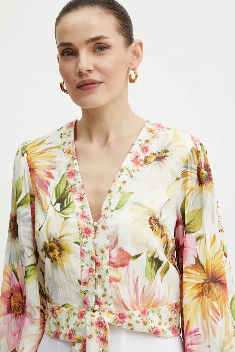 camicia COLETTE donna colore beige W5GH40 WG4G0 miniatura 4