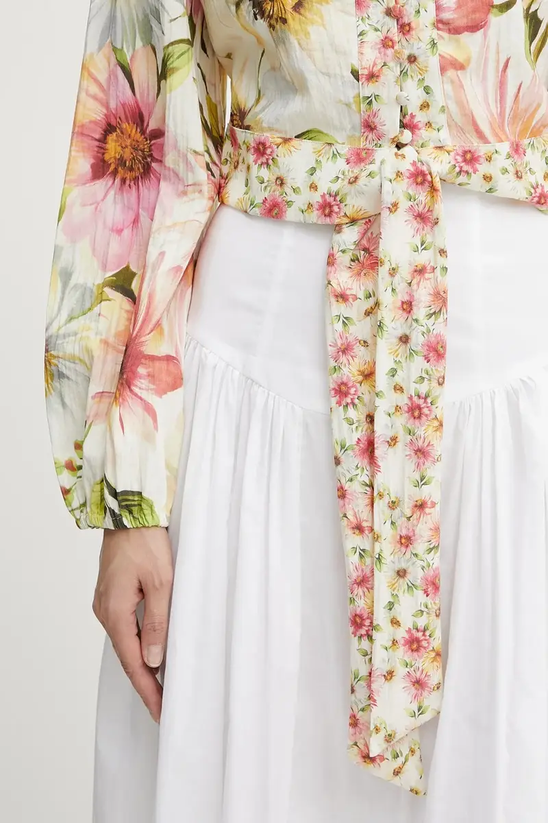 camicia COLETTE donna colore beige W5GH40 WG4G0 miniatura 5