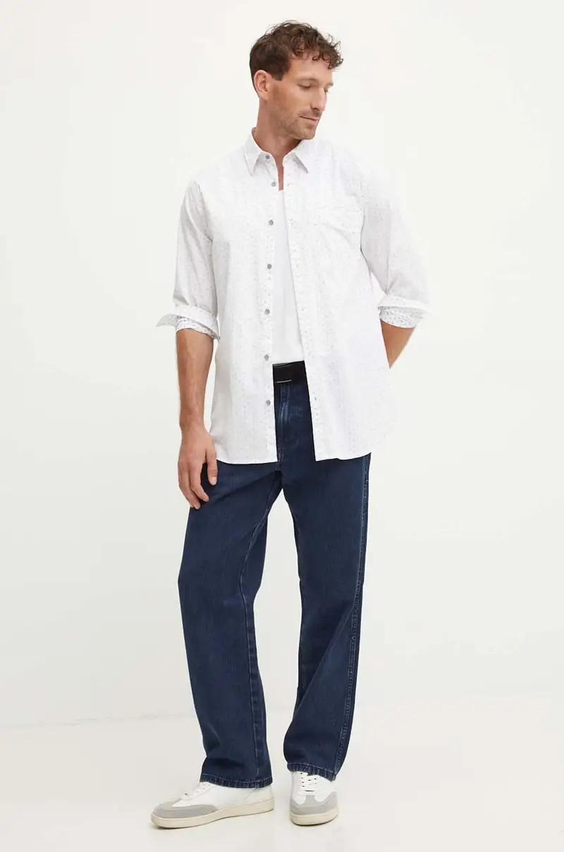 camicia COLLIN uomo colore bianco M4YH08 WGBO1 miniatura 3