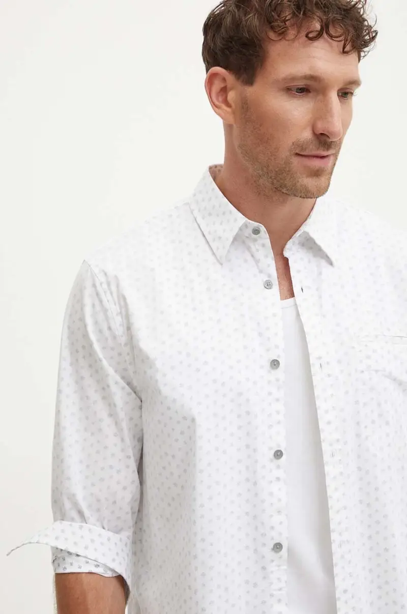 camicia COLLIN uomo colore bianco M4YH08 WGBO1 miniatura 5