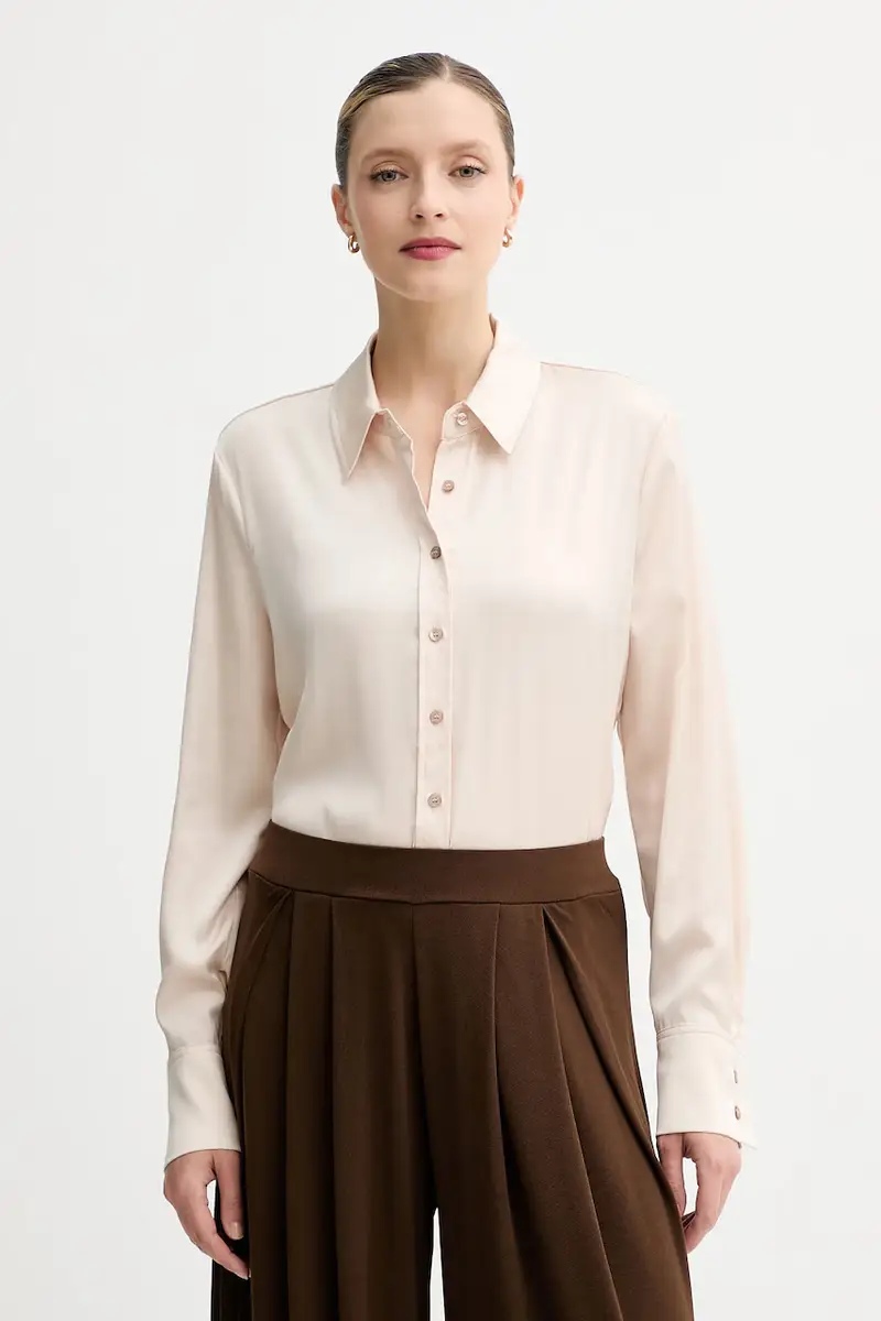 camicia CONCETTA donna colore beige W5YH03 WF1T2