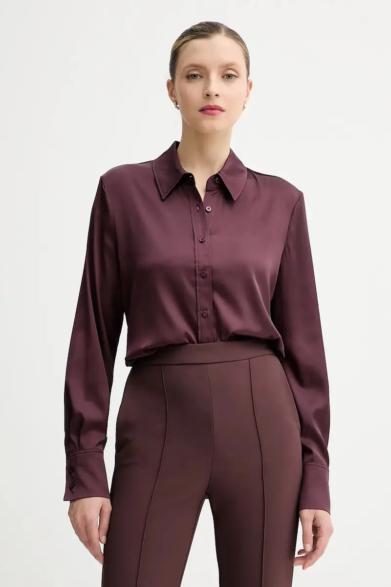 camicia CONCETTA donna colore granata W5YH03 WF1T2