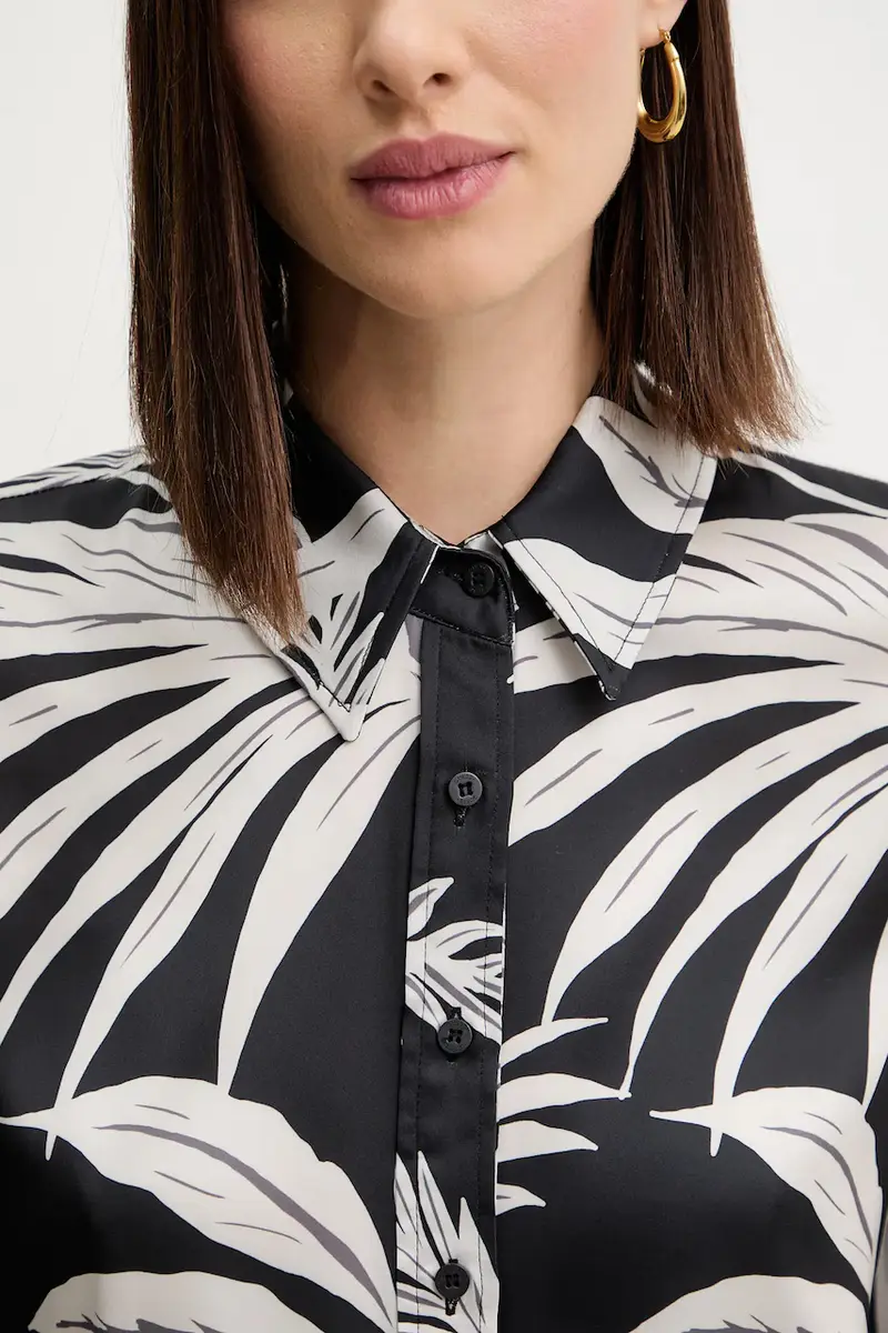 camicia CONCETTA donna colore nero W5YH03 WF1T2 miniatura 5