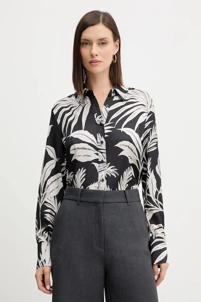 camicia CONCETTA donna colore nero W5YH03 WF1T2