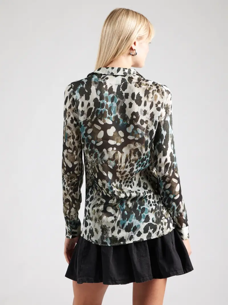 GUESS Camicia da donna 'CLOUIS' marrone / petrolio / nero / bianco miniatura 2