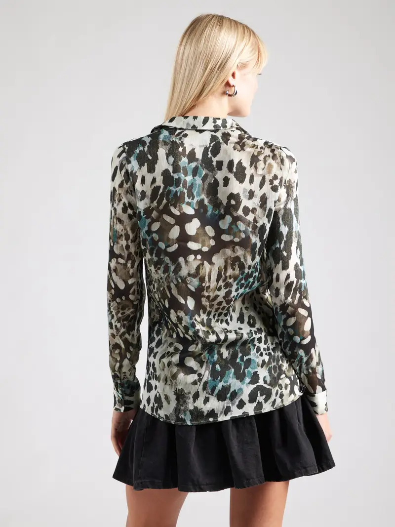 Camicia da donna CLOUIS marrone / petrolio / nero / bianco miniatura 3