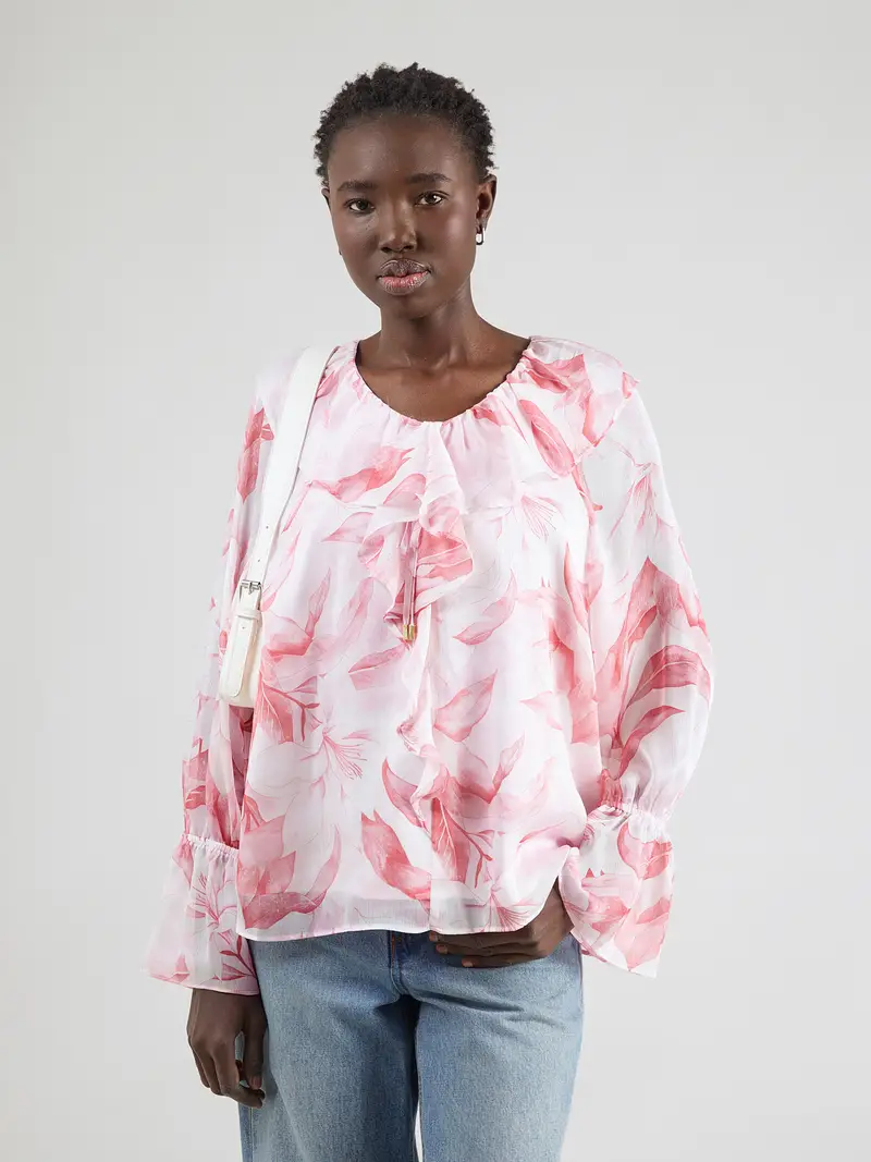 Camicia da donna LAILA rosé / rosa scuro / bianco Rosé miniatura 2