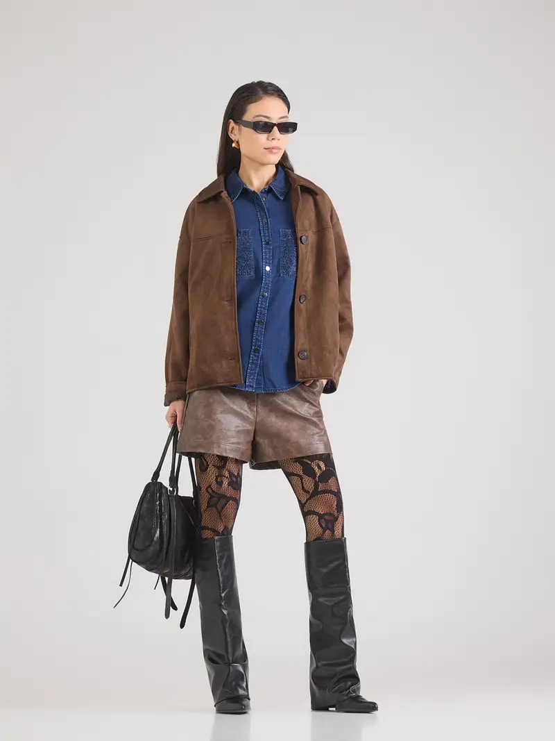 Camicia da donna MONIQUE blu / nero miniatura 3