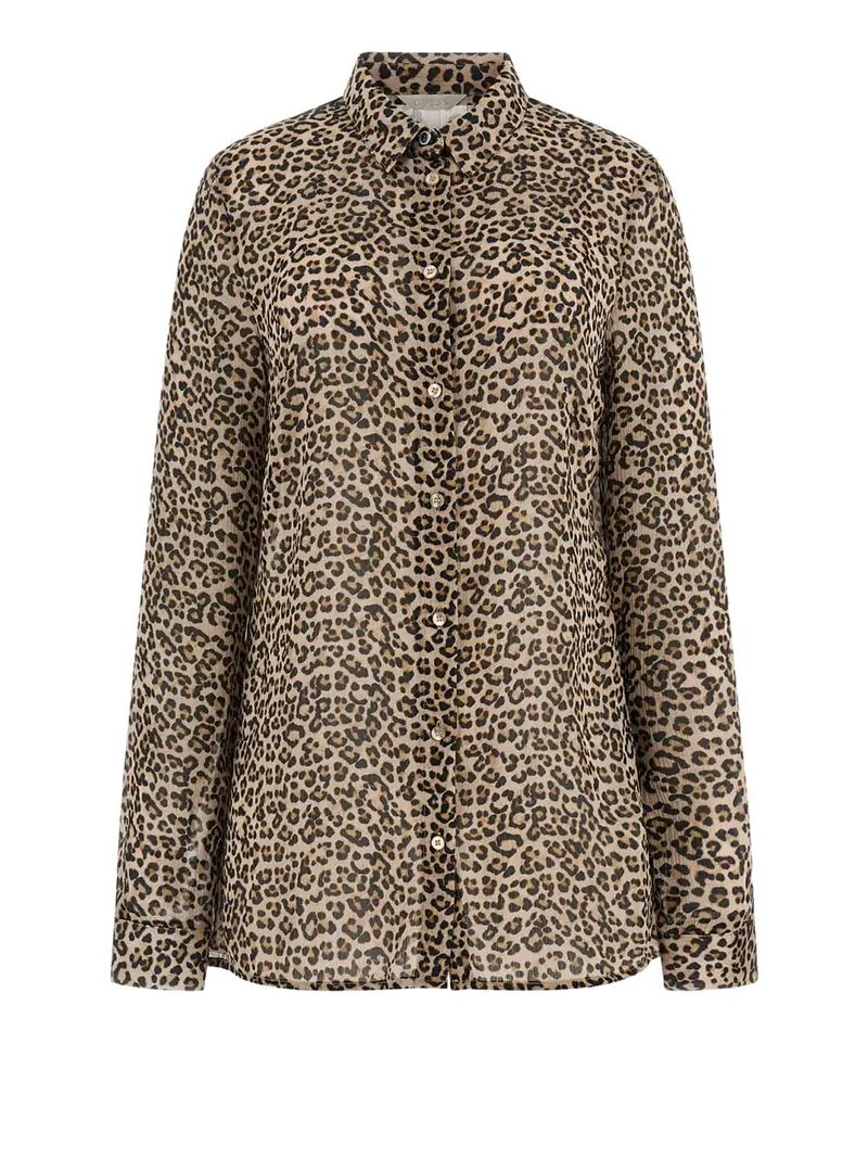 camicia fantasia guess clouis da donna - maculato