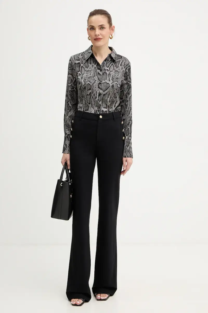 camicia FERNANDA donna colore nero W5BH83 WF1T2 miniatura 2