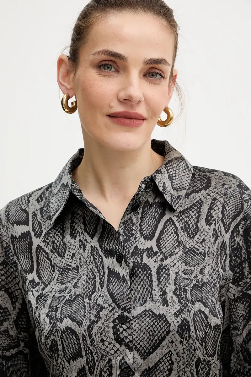 camicia FERNANDA donna colore nero W5BH83 WF1T2 miniatura 4