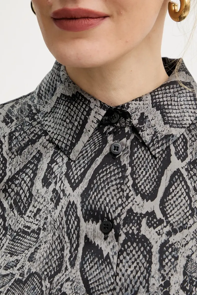 camicia FERNANDA donna colore nero W5BH83 WF1T2 miniatura 5