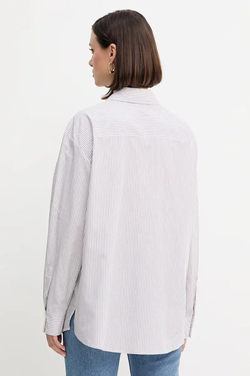 camicia in cotone LAURIANE donna colore rosa W5YH47 WHD10 miniatura 3