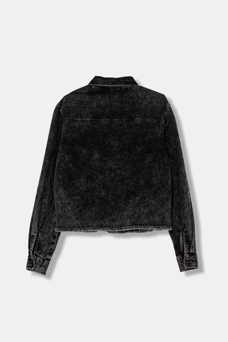 camicia jeans bambino/a colore nero J5BH02 D4IC0 miniatura 2