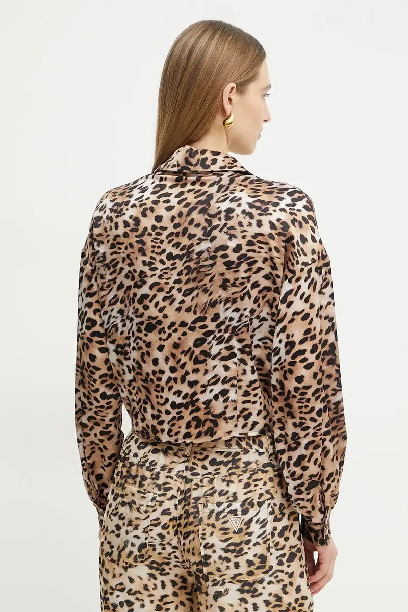 camicia JUN donna colore beige W5GH0I WH9C2 miniatura 3