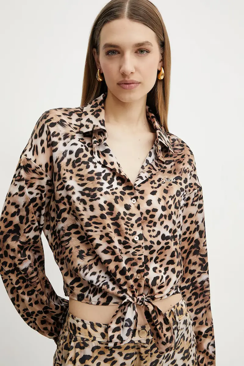 camicia JUN donna colore beige W5GH0I WH9C2 miniatura 4