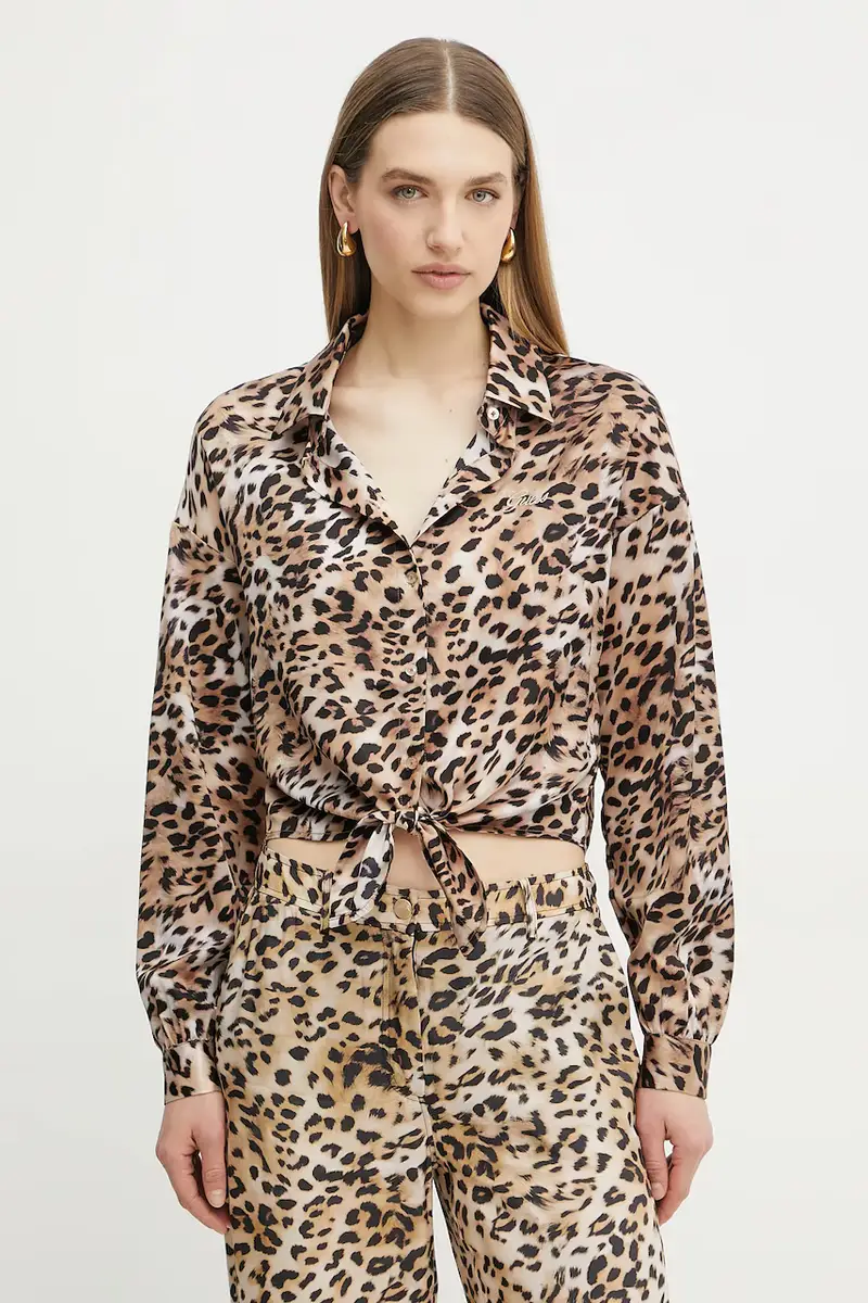 camicia JUN donna colore beige W5GH0I WH9C2